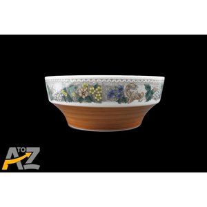 Vintage Goebel Country Burgund 8" Vegetable Serving Bowl - West Germany